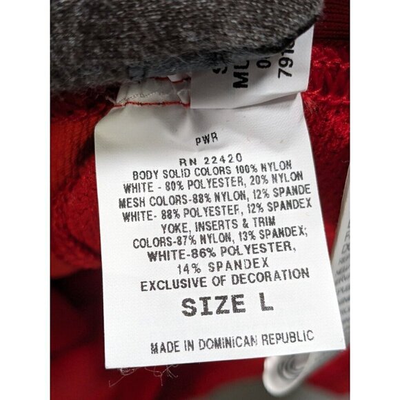 Under Armour Maryland Football Jersey Large Armourgrid Outlaw Custom Red #22 - Picture 5 of 16